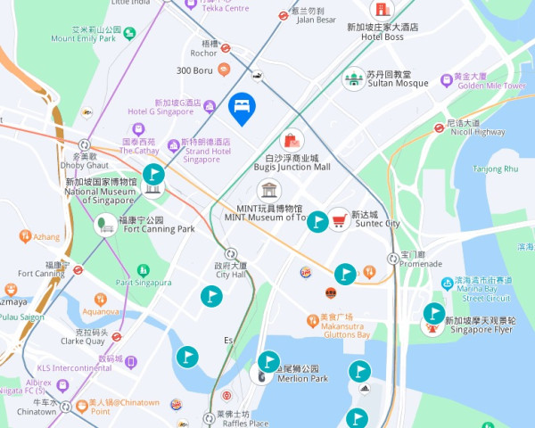 五一/清明都不涨!双地铁线,核心景点腹地!新加坡武吉士美居酒店 特色复式房 1 晚