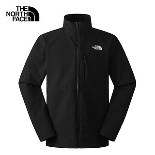 北面（The North Face）软壳外套男户外运动舒适防风防泼水休闲24春季|83TE JK3/黑色 L/175