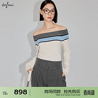 伊芙丽（eifini）伊芙丽毛针织衫1F3130141G 本白色 170/92A/XL