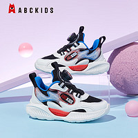 ABC KIDS女童鞋款儿童运动鞋男网面透气旋钮软底中小童跑步鞋女孩鞋子 内长22.0脚长21.0