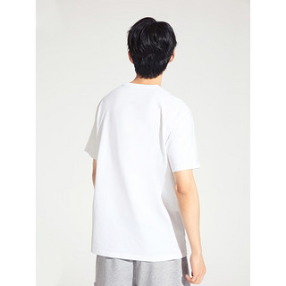 hotwind 热风 短袖男2024年夏季男士米奇家族系列舒适亲肤休闲宽松T恤 04白色 XL
