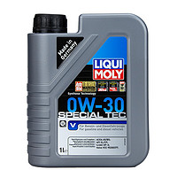 LIQUI MOLY 力魔 德国进口力魔发动机润滑油特技V合成机油 0W-30 1L