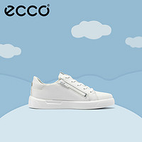 爱步（ECCO）童鞋 简约百搭软底柔软轻盈儿童板鞋 街趣700812 白色70081201007 32码