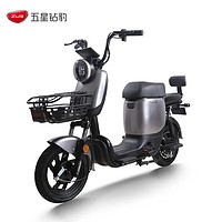 ZUB 五星钻豹 B3 Plus 电动自行车 TDT22Z 48V24Ah锂电池 合金灰