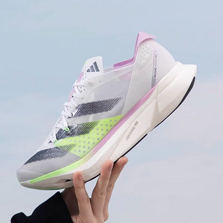 阿迪达斯（adidas）男女鞋2024春季休闲运动跑步鞋IG6443 白/粉/绿IG6444 44.5 白/粉/绿|IG6444