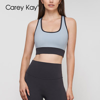 Carey Kay户外运动内衣女莱卡裸感后背口袋镂空美背瑜伽健身文胸跑步健身服
