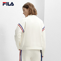 FILA 斐乐 官方女士长袖外套2024春季新款时尚休闲舒适立领上衣女装