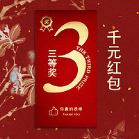 飞玥宝龙年公司企业员工励开门红利是封2024年烫金开工大吉红包袋 30Y 三等 加厚长款(8.8*16.8cm 12个装