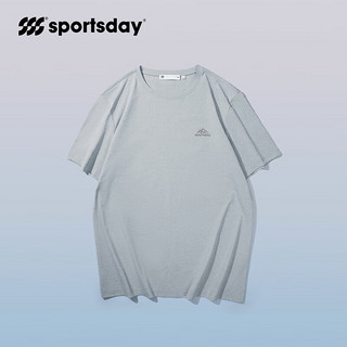 SPORTSDAY海澜之家短袖24SPORTSDAY马术运动短袖男夏 中灰（净色）(R5) 190/108A(XXXXL)