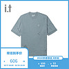 MUSIUM DIVit 男装做旧破洞短袖T恤2024春夏个性街头风00406 BLL/蓝色 48