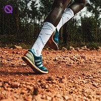 QINKUNG轻功 马拉松训练跑步长筒袜 立体缓震 吸湿速干 抗菌除臭男女同款
