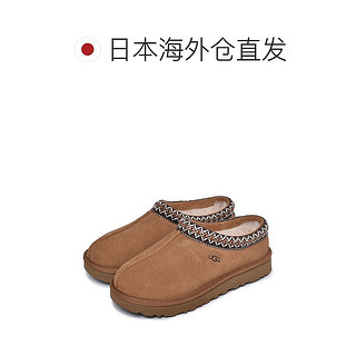 UGG 日本直邮UGG 22秋冬女士居家休闲平底鞋编织领口一脚蹬包头鞋5955