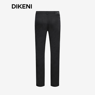 迪柯尼（DIKENI）品牌男装五袋裤2024春亲肤易打理高品质棉弹休闲裤 黑色 30/74A