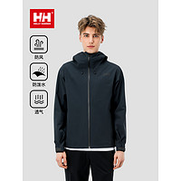 HELLY HANSEN, HH海丽汉森24春户外商务风格防水防风高性能级冲锋衣-I 级 黑色-男 XL