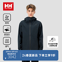 HELLY HANSEN, HH海丽汉森24春户外商务风格防水防风高性能级冲锋衣-I 级 黑色-男 L