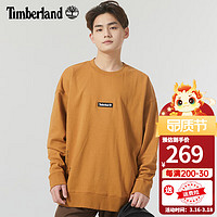 Timberland添柏岚卫衣男春夏户外运动休闲套头衫宽松舒适长袖T恤A5VQS A5VQSP47/小麦色 L/180