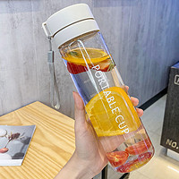 大容量运动水杯 夏磨砂塑料杯子  600ML