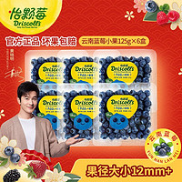 DRISCOLL'S/怡颗莓 怡颗莓云南蓝莓小果125g*6盒当季新鲜采摘水果辅食果径12mm+