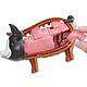 MegaHouse BANDAI 万代 Megahouse 3D动物拼图 拼装模型玩具 黑猪