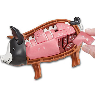 MegaHouse BANDAI 万代 Megahouse 3D动物拼图 拼装模型玩具 黑猪