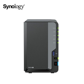 Synology 群晖 DS224+ 双盘位NAS网络存储+希捷酷狼 机械硬盘 4TB