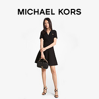 MICHAEL KORS 迈克·科尔斯 女士纽扣饰 A 字针织连衣裙