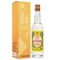 88VIP：金门高粱酒 黄金龙53度500ML*1瓶清香型原装白酒送礼酒水