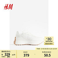 H&M2024年春季厚底运动鞋1115156 白色 35