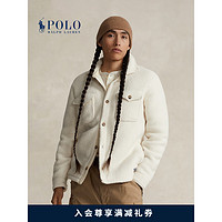 Polo Ralph Lauren 拉夫劳伦 男装 24早春毛绒起绒布外套式衬衫RL17769 101-奶油色 L