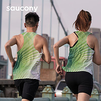 saucony 索康尼 2023新款专业马拉松跑步背心武汉大桥特别款男女款