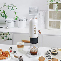 PETRUS 柏翠 PES10迷你胶囊咖啡机家用小型便携意式兼容粉全半自动一体机