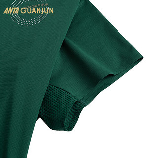 安踏（ANTA）冠军越野跑系列 CoolMax短袖T恤男款运动套头针织152420101 暖玉绿-2 L(男175)