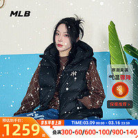 美职棒（MLB）男装女装 23冬季装时尚纽约洋基队防风保暖羽绒马甲外套 3ADVB0436-50BKS XL