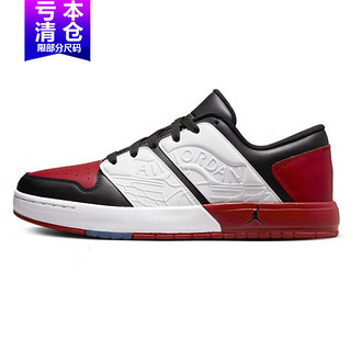 NIKE 耐克 篮球鞋男鞋aj春季新款板鞋JORDAN 1 LOW运动鞋低帮轻便休闲鞋 DV5141-601校园红黑白色 42