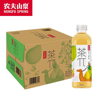 农夫山泉 茶派π茶饮料茶兀蜜桃乌龙 900ml*1瓶500ml