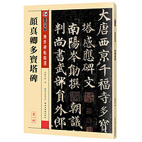 墨点字帖 唐颜真卿多宝塔碑原帖颜体楷书毛笔书法字帖初学入门小成人自学入门临摹范本培训班实用书毛笔字帖