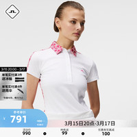 金林德伯格（J.Lindeberg）春夏四面吸湿速干机能GOLFpolo衫女52423Z004 K00白 K00白 155/76A(XS)