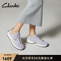 Clarks 其乐 男女同款新品跑鞋潮流舒适透气轻量缓震运动鞋四季款鞋 紫色-女款 261763954 37