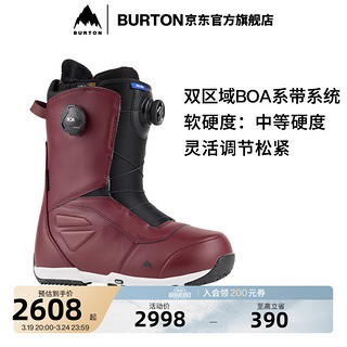 BURTON伯顿23-24雪季男士RULER BOA滑雪鞋高手加宽单板214261 21426104500 10