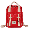 PLUS会员：国家地理 双肩包男防泼水背包15.6英寸电脑包太空棉书包 红色