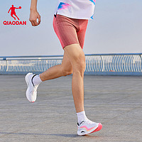 中国乔丹运动五分短裤男2024夏季马拉松跑步透气半弹压缩裤男