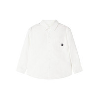 迪迪鹿门店新品儿童衬衫2024新款季大童白衬衫 常规 
