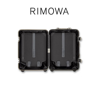 RIMOWA【6期】【周杰伦同款】日默瓦Original21寸铝镁合金拉杆行李箱 钛金色 21寸