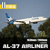 天智星大型遥控客机航模科技 AL37波音737MAX 双70MM涵道 2米电动大 