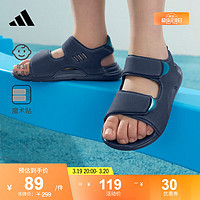 adidas SWIM C凉鞋小童儿童阿迪达斯官方轻运动 藏青蓝