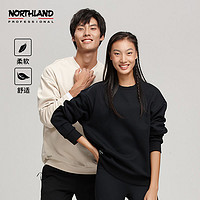 NORTHLAND 诺诗兰 运动卫衣男女秋季户外宽松休闲圆领套头衫NHDCT0661E