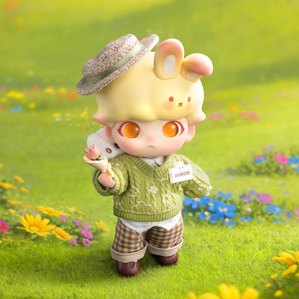 pop mart 泡泡玛特 dimoo假日兔可动人偶bjd公仔玩偶
