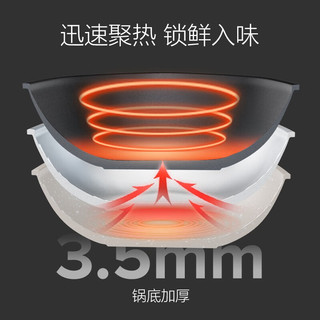 不粘锅德国麦饭石色炒锅电磁炉通用家用带盖八角炒菜锅Velosan 紫罗兰八角锅-30cm