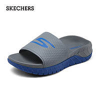 SKECHERS 斯凯奇 男士凉鞋229019 炭灰色/蓝色/CCBL 41