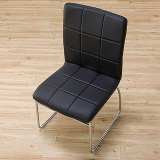 NITORI宜得利家居 家具家用现代简约椅子休闲靠背餐椅 艾贝尔 艾贝尔 黑色